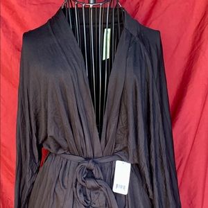 Honeydew Intimates Black Rayon Robe Brand New w tags Size Small